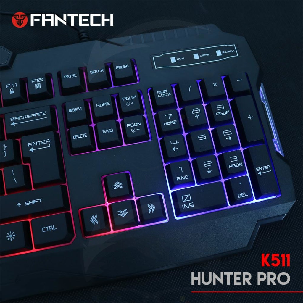 Fantech K511 Hunter Pro Backlit Gaming Keyboard Fantech K511 Hunter Pro Backlit Gaming Keyboard